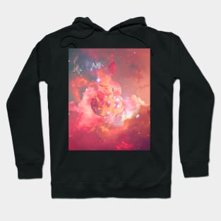 Pink Sky calestial snake Hoodie